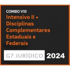 COMBO VIII - INTENSIVO II + DISCIPLINAS COMPLEMENTARES ESTADUAIS E FEDERAIS - 2024 (G7 2024) COMBO VIII - INTENSIVO II + DISCIPLINAS COMPLEMENTARES ESTADUAIS E FEDERAIS - 2024 (G7 2024)